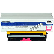 Okidata 44250714 MAGENTA ORIGINAL Toner Cartridge Type D1 for OKI C110 C130N MC160 MFP